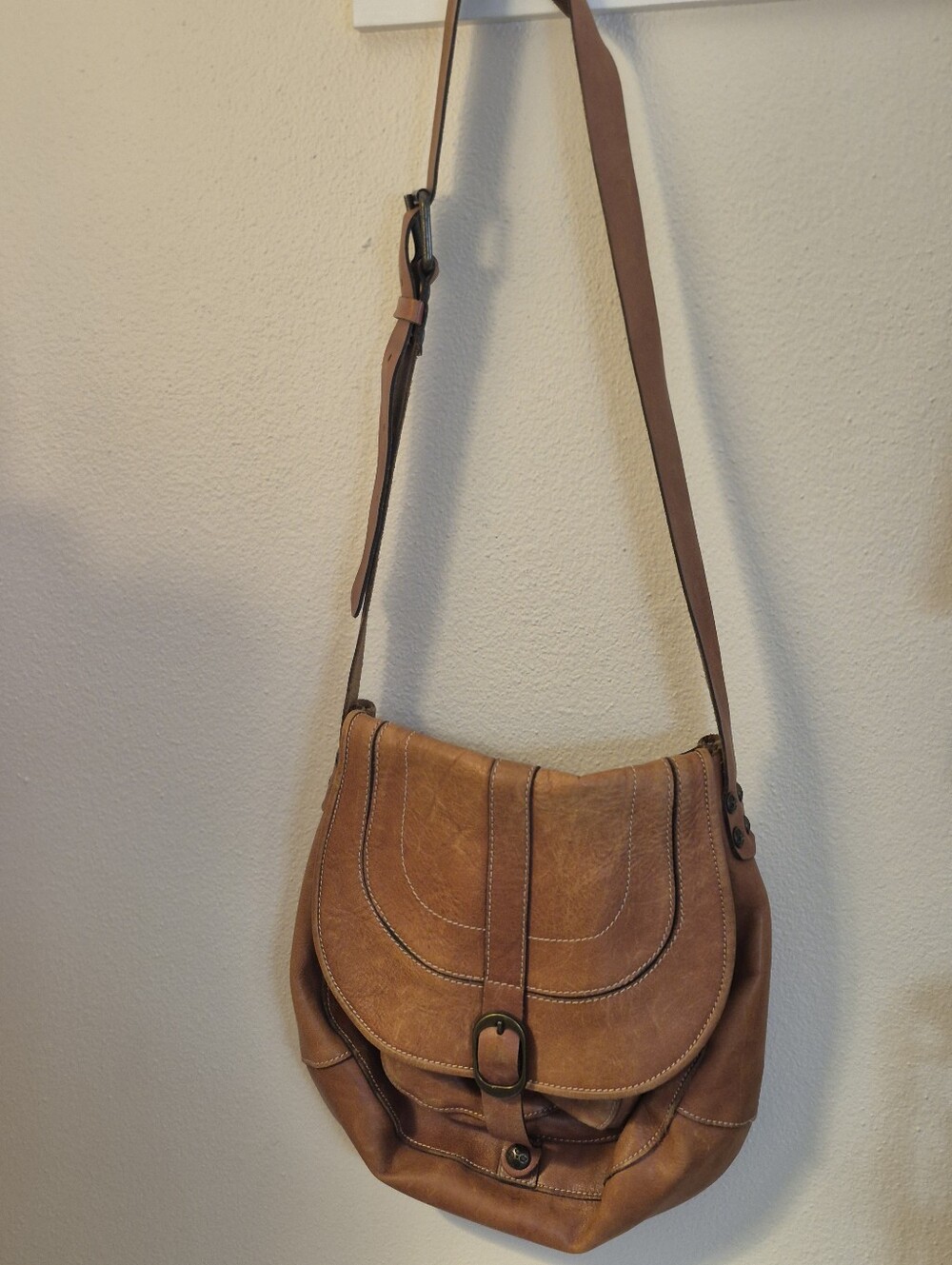 Patricia Nash Cross Over Saddle Bag Style Back Pack Like Crossbody Bag